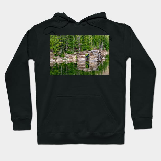 Cabin in the Lake Hoodie by gdb2